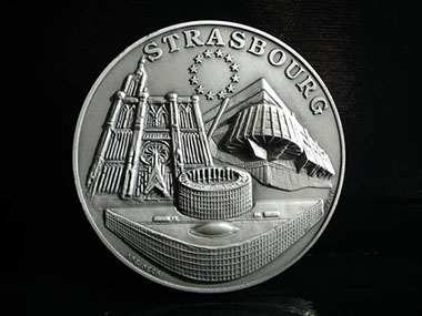 Medaille personnalisee frappee STRASBOURG
