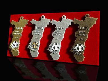 Medailles personnalises frappées LAFA