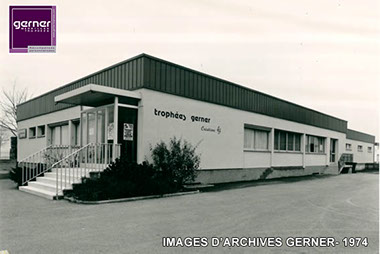 Le tout premier bâtiment Gerner où l'activité trophées se dévellopera de 1978 à aujourd'hui. 